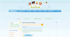 Desktop Screenshot of mybabyname.net